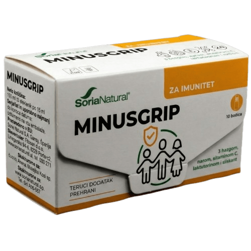 MinusGrip - naravni dodatek za imunski sistem